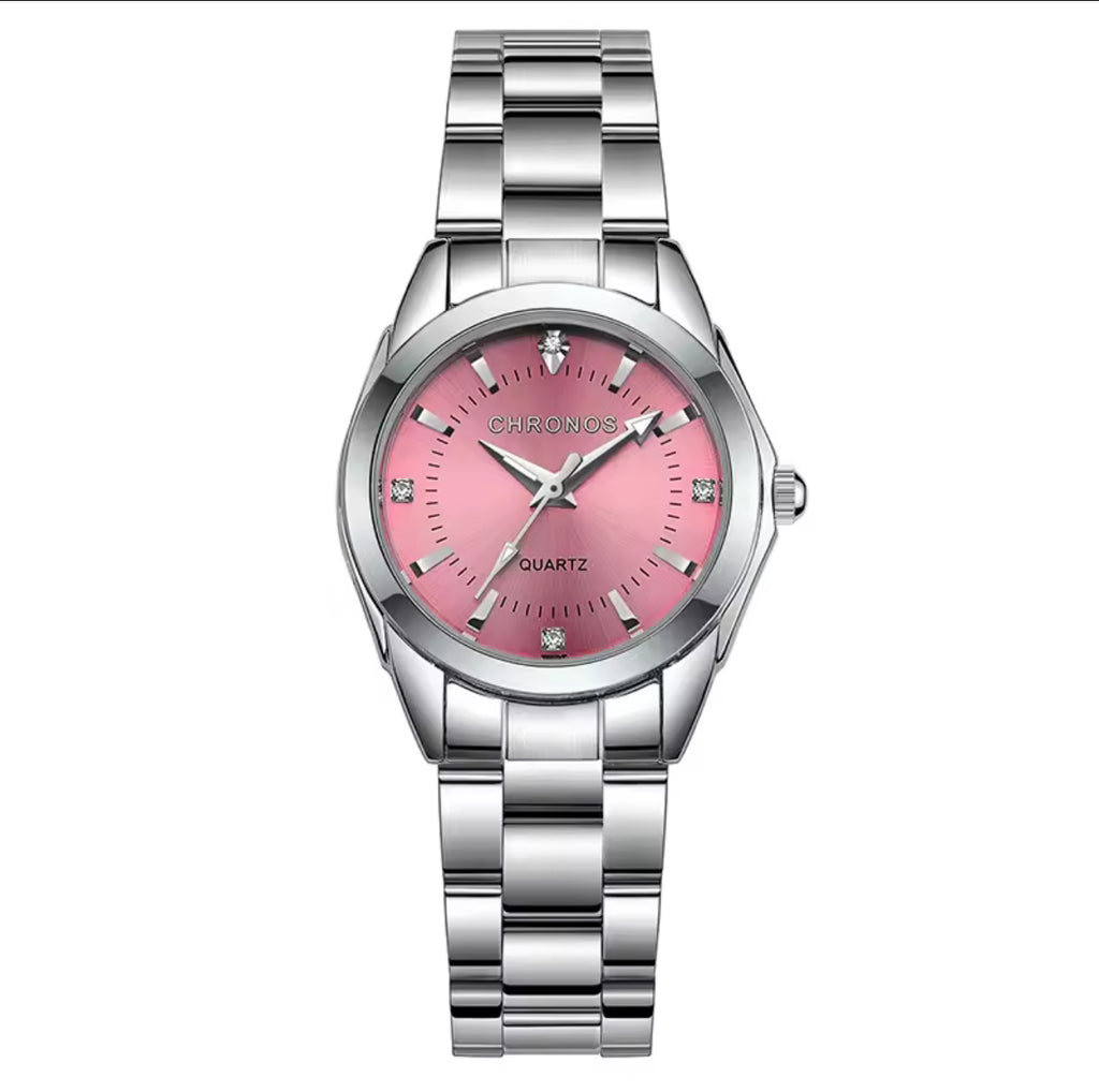Reloj metálico mujer