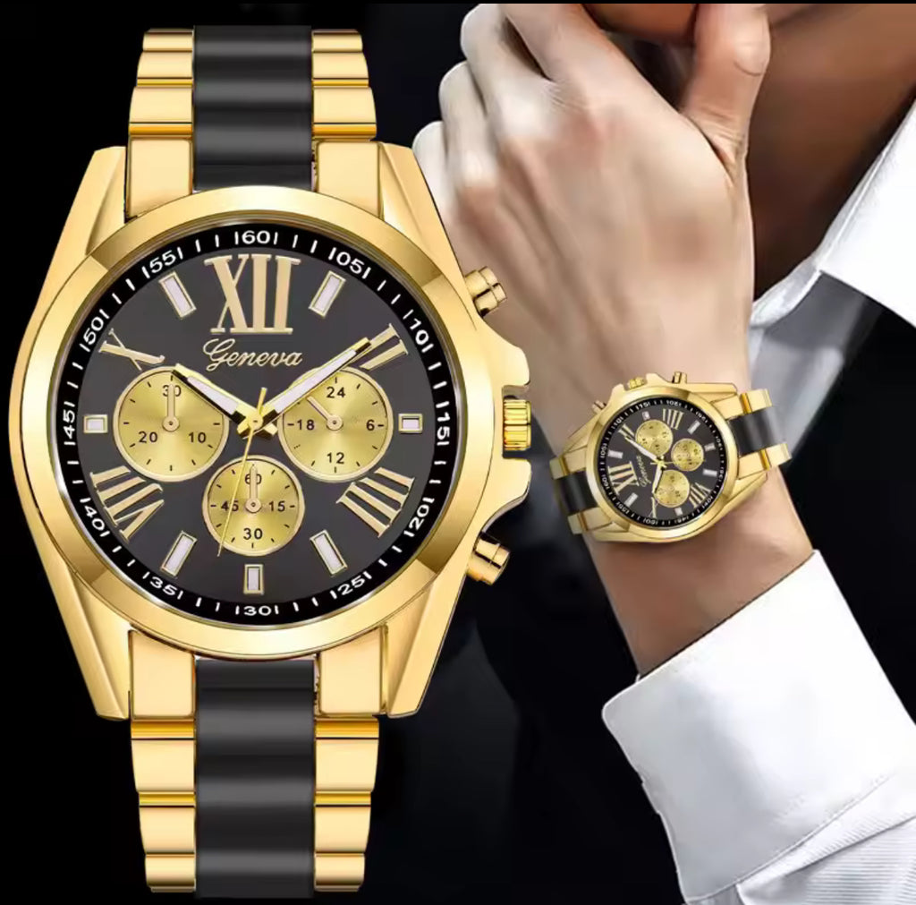 Reloj metálico Geneva