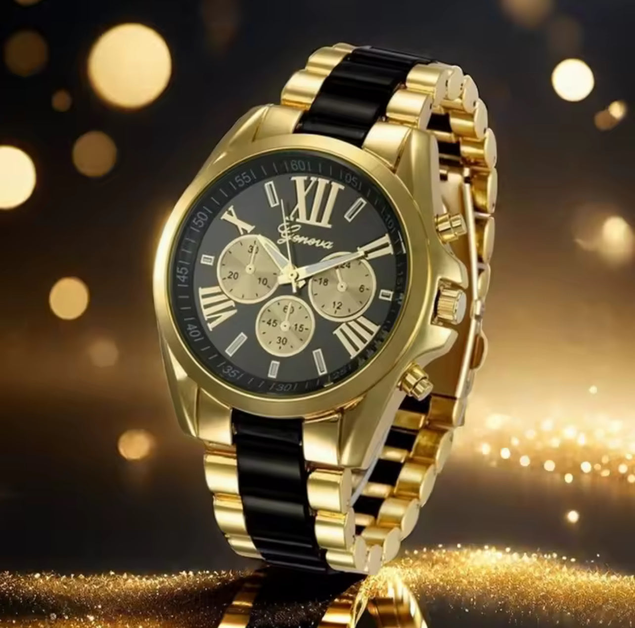 Reloj metálico Geneva