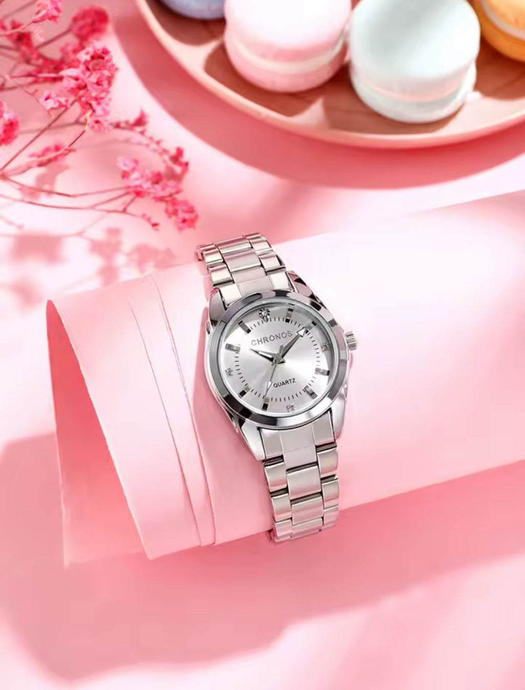 Reloj metálico mujer