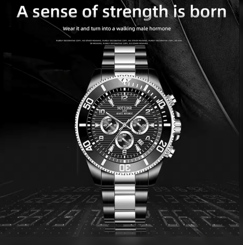 Reloj metálico Notion