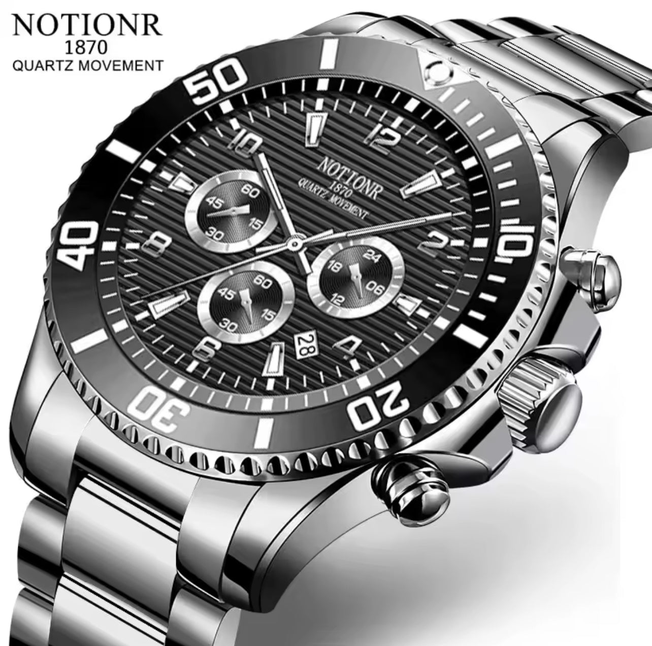 Reloj metálico Notion