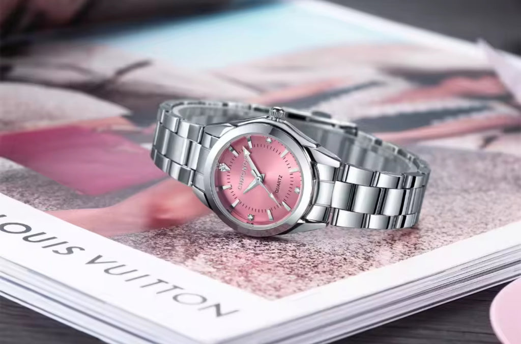 Reloj metálico mujer