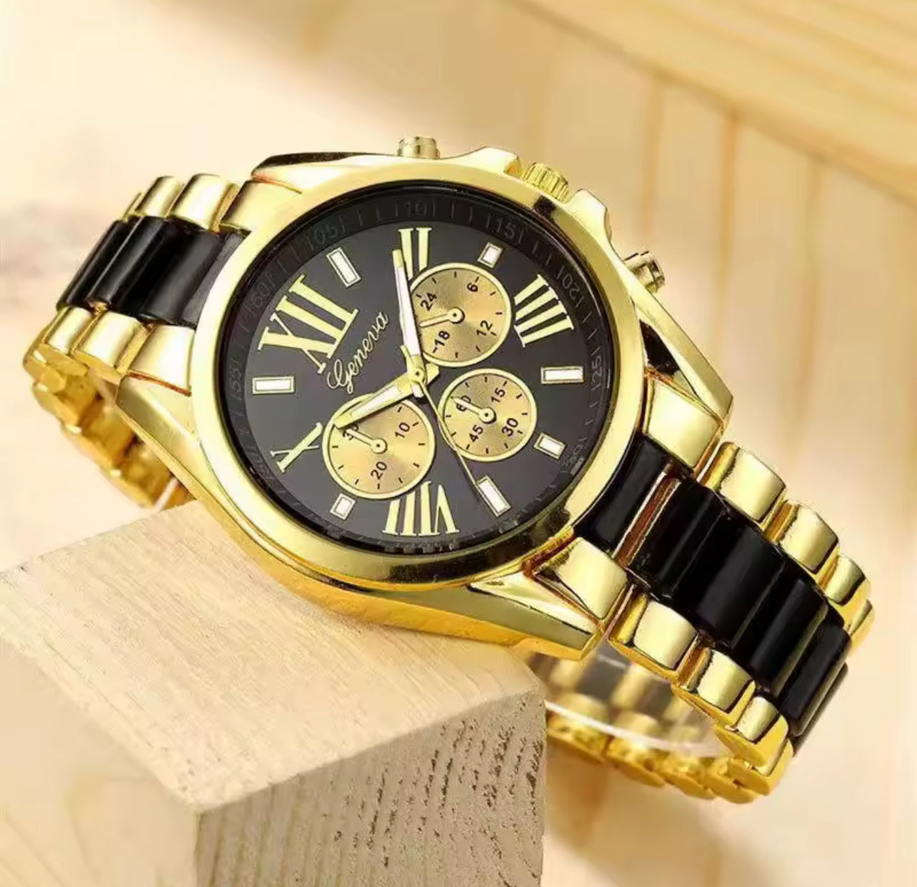 Reloj metálico Geneva